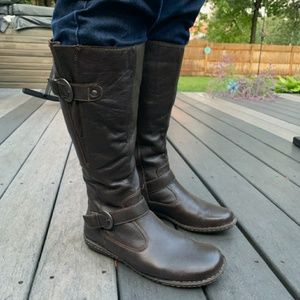 b.o.c. Born Concept Tall Brown Leather Boots 10M